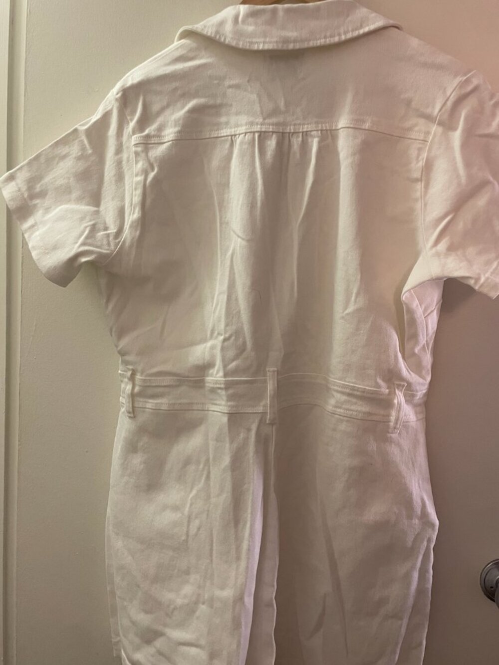 Show Me Your Mumu Outlaw Denim Romper White XXL - Picture 12 of 13